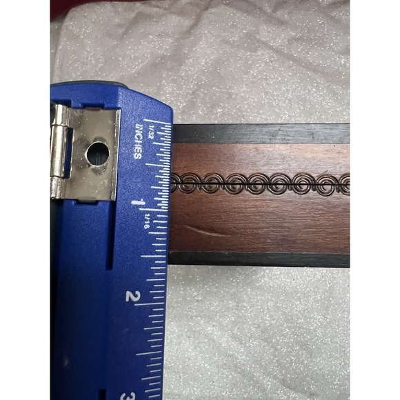 VTG BEAUTIFUL Handcrafted Rosewood Jewelry chest 5 x 3.5 x 1.5 (1506) - Picture 10 of 10